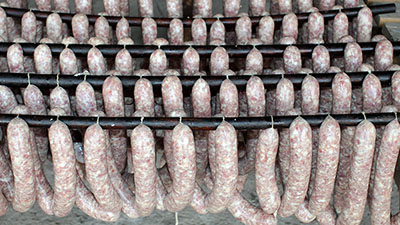 Drying Sausages