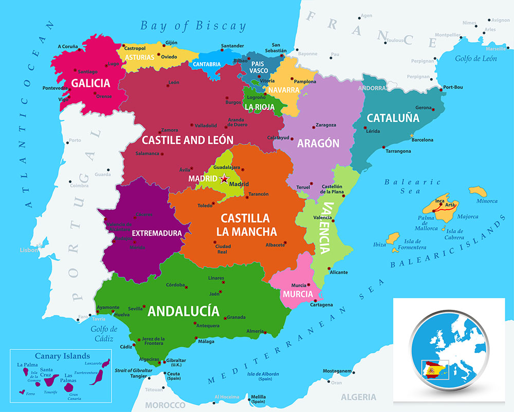 регионы испании